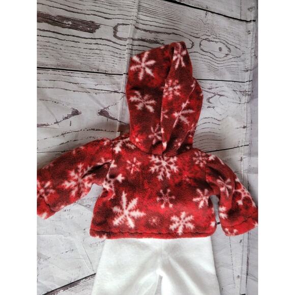 Handmade Fleece Doll Clothes Christmas Winter For 18in Doll - Picture 2 of 6